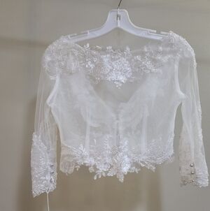 Exclusive Beaded Lace Bridal Top